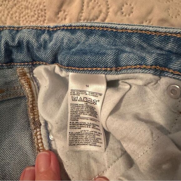 - Old Navy O. G. Loose size 14.  Waist 34@, length 37”, Rise 9” - Picture 3 of 7